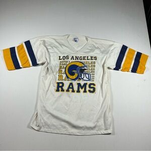 Vintage Los Angeles Rams Large Garan Jersey Shirt  Mens Large Made USA 70s RARE